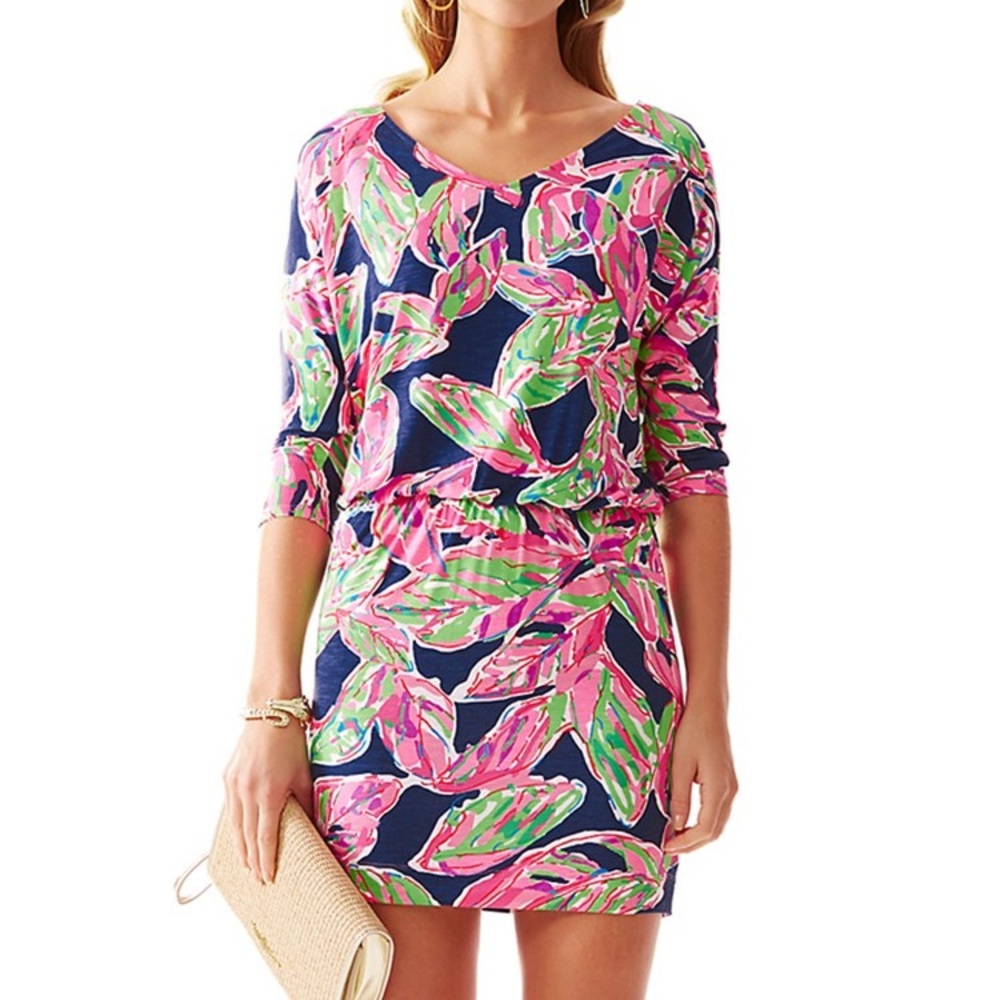 Lilly Pulitzer Cara Dolman Sleeves Dress NWOT, M